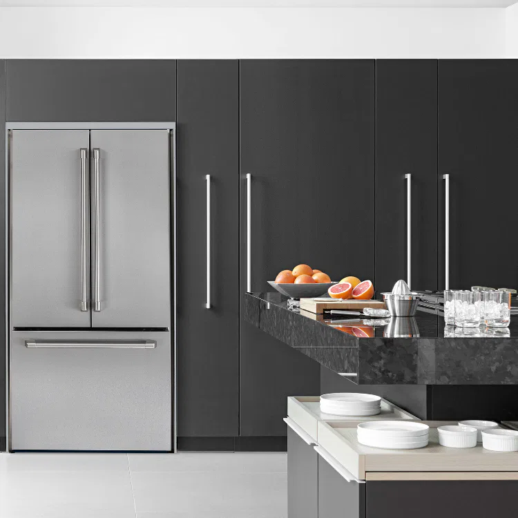 Flaeche Einbau GE Kuehlschrank