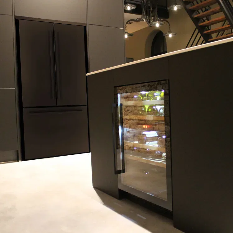 General Electric IO Mabe French Door Kühlschrank IWO19JSPF 3BM-DBM mit Einbau Satz