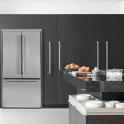 Flaeche Einbau GE Kuehlschrank