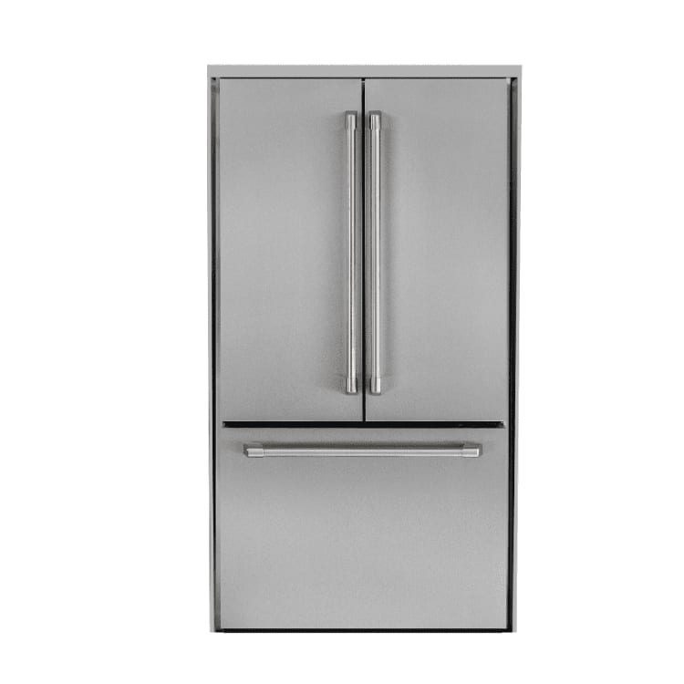 General Electric IO Mabe French Door Kühlschrank IWO19JSPF 30 mit Einbau Satz, 527 Liter Edelstahl